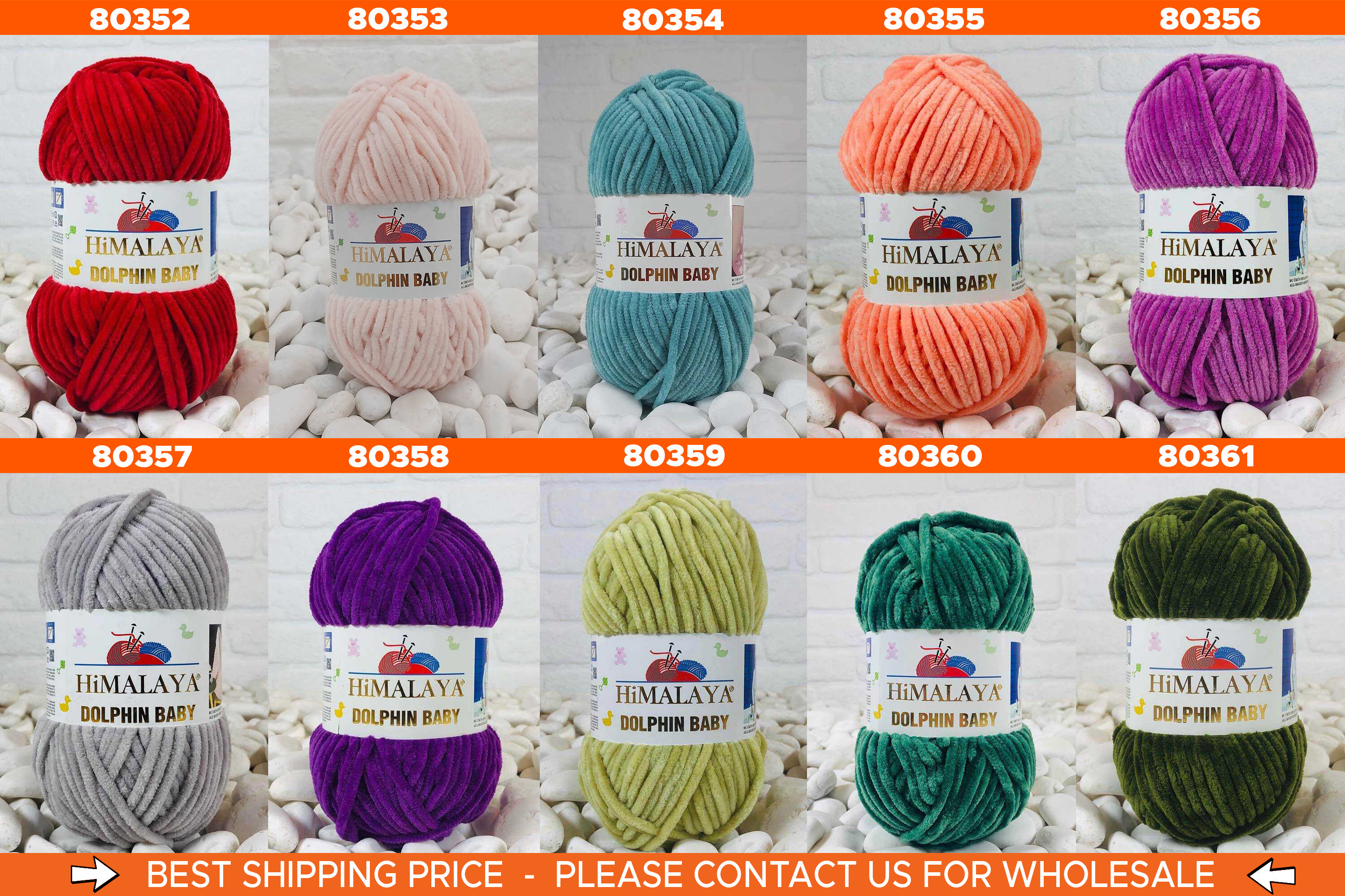 Himalaya Dolphin Baby Colors 5 Pieces 80419 Yarn Hand Knitting