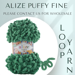 Alize Puffy Fine, Soft Yarn, Alize Yarn,