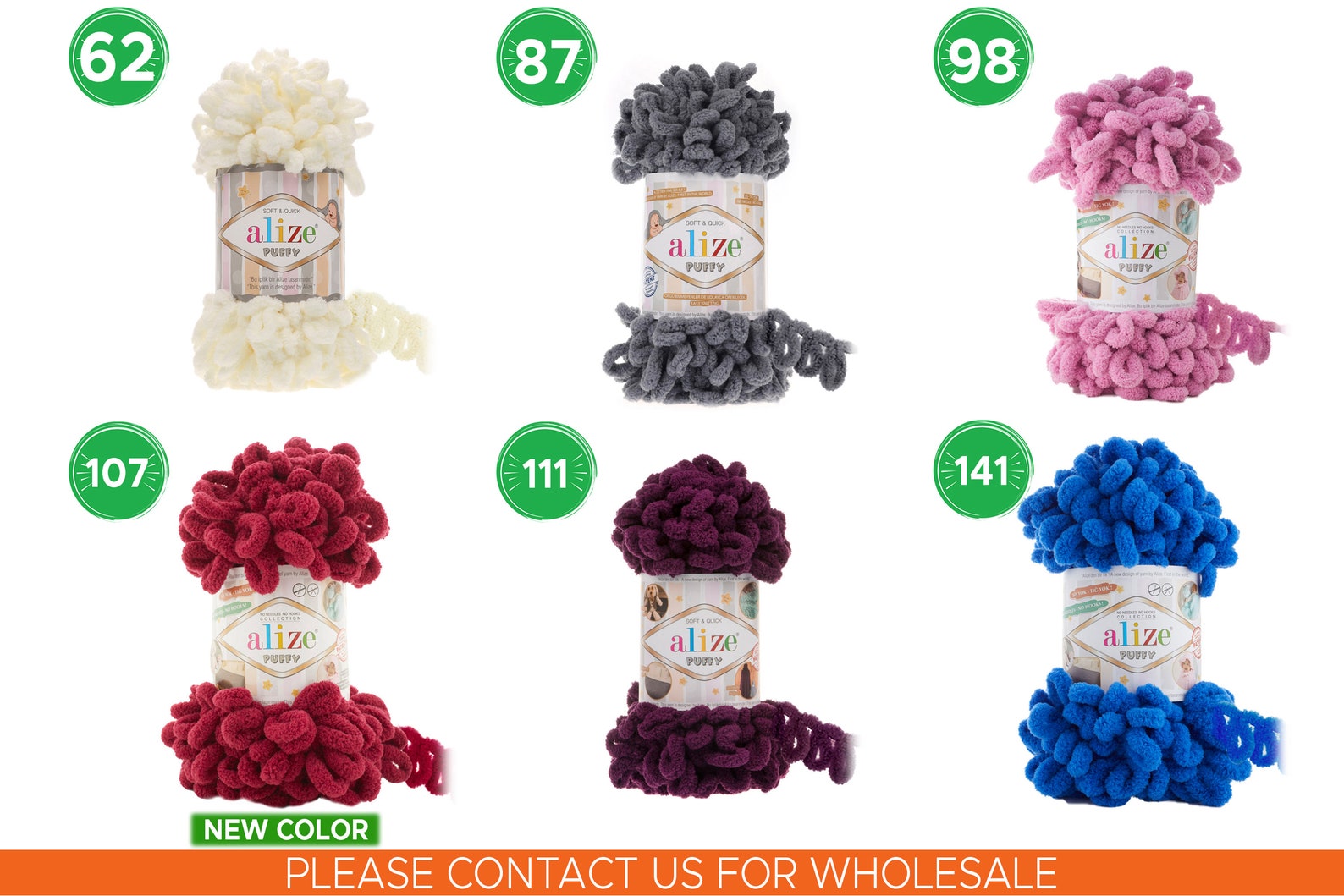 25 X Alize Puffy Blanket Yarn Puffy Yarn Soft Yarn Etsy