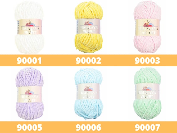 100g Finger Knitting Yarn Puffy Soft Velvet Thread Yarns For DIY