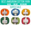 Yarnart jeans yarn 50gr, Acrylic yarn, Crochet knitting amigurumi, Doll yarn, Knitting cotton yarn, Begonia amigurumi, Art doll.  YAJ50-S1