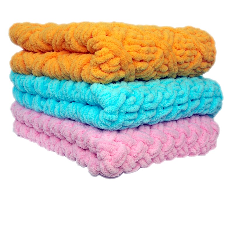 Customize Soft Baby Blanket Puffy Blanket Crochet Baby Etsy