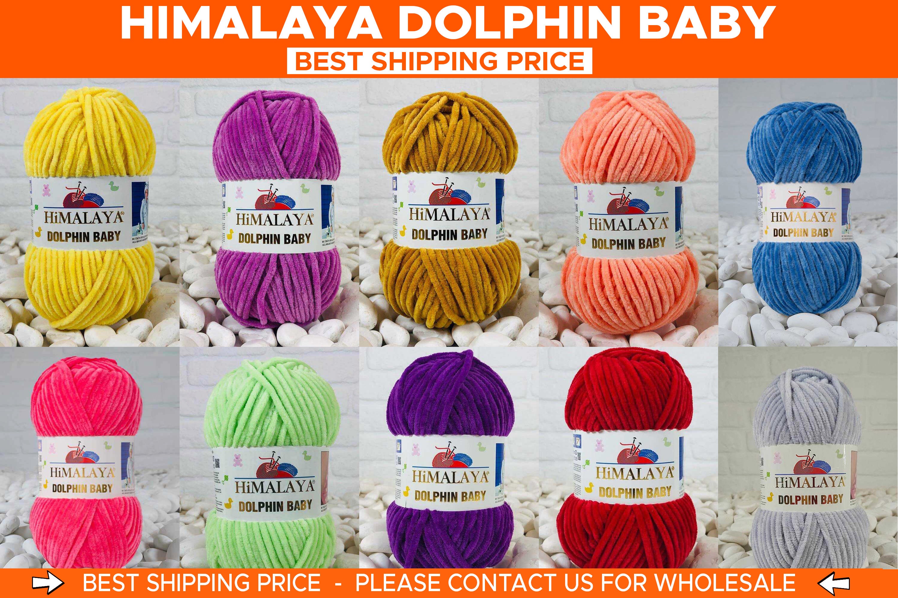 Himalaya Dolphin Solid Yarn – Tiny Rabbit Hole by Angie