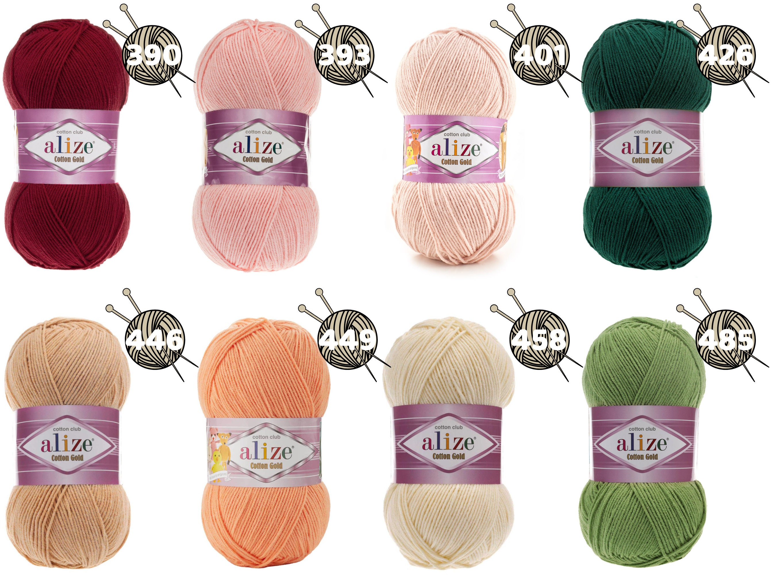 Hand made - Alize Cotton Gold 🧶 100g 330 m🌷 2.70€🇪🇪