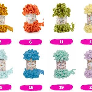 Alize Puffy | Blanket Yarn | Soft Yarn | Baby Yarn | Loop Yarn | Chunky Yarn
