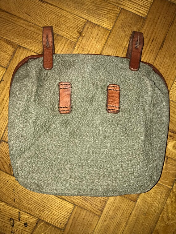 Vintage Swiss military bag salt and pepper bushcra