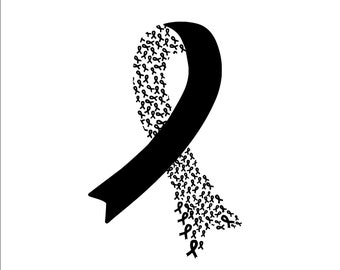 Fight Cancer in all colors clipart, instant download, Sublimation graphics, PNG, Breast Cancer Awareness, cancer svg, svg