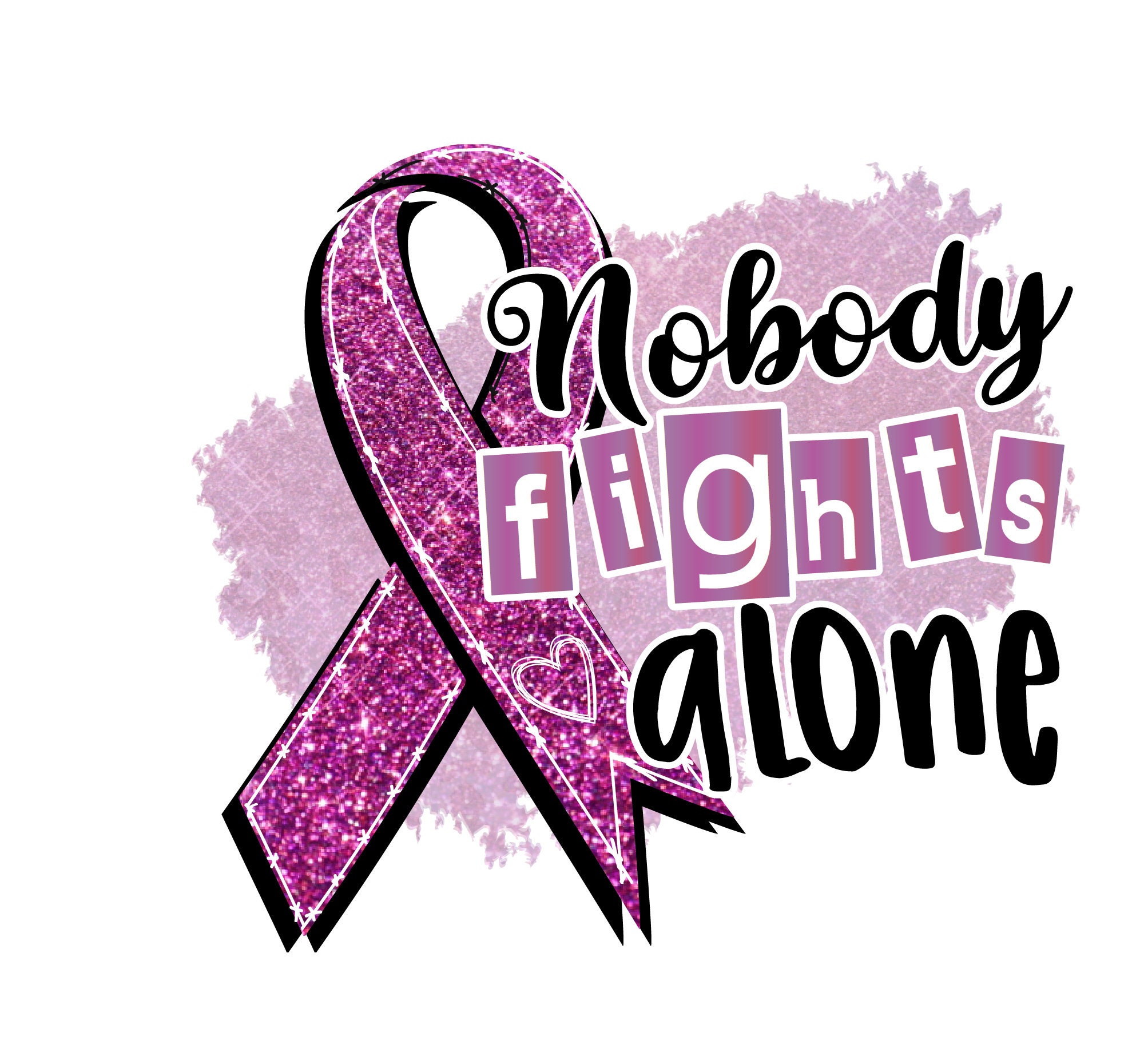 Art & Collectibles Breast Cancer Awareness PNG Sublimation Design