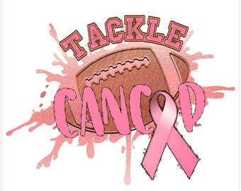 Tackle Breast Cancer, Cancer,Awareness Shirt, Faith Hope Love, Pink T-shirt, Awareness Month, Breast Cancer, Football splatter
