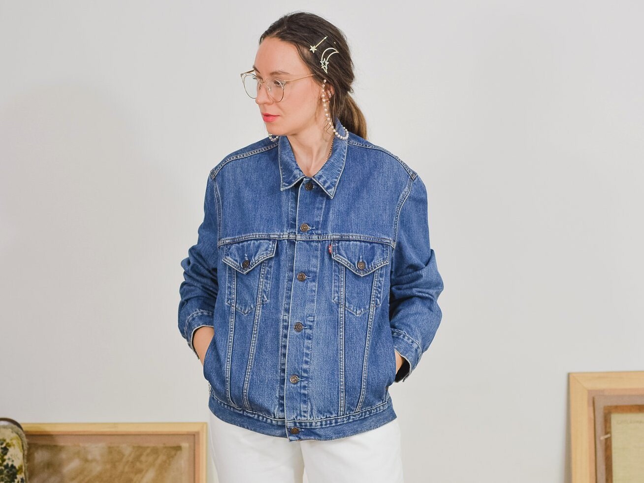 levi's classic blue jeans