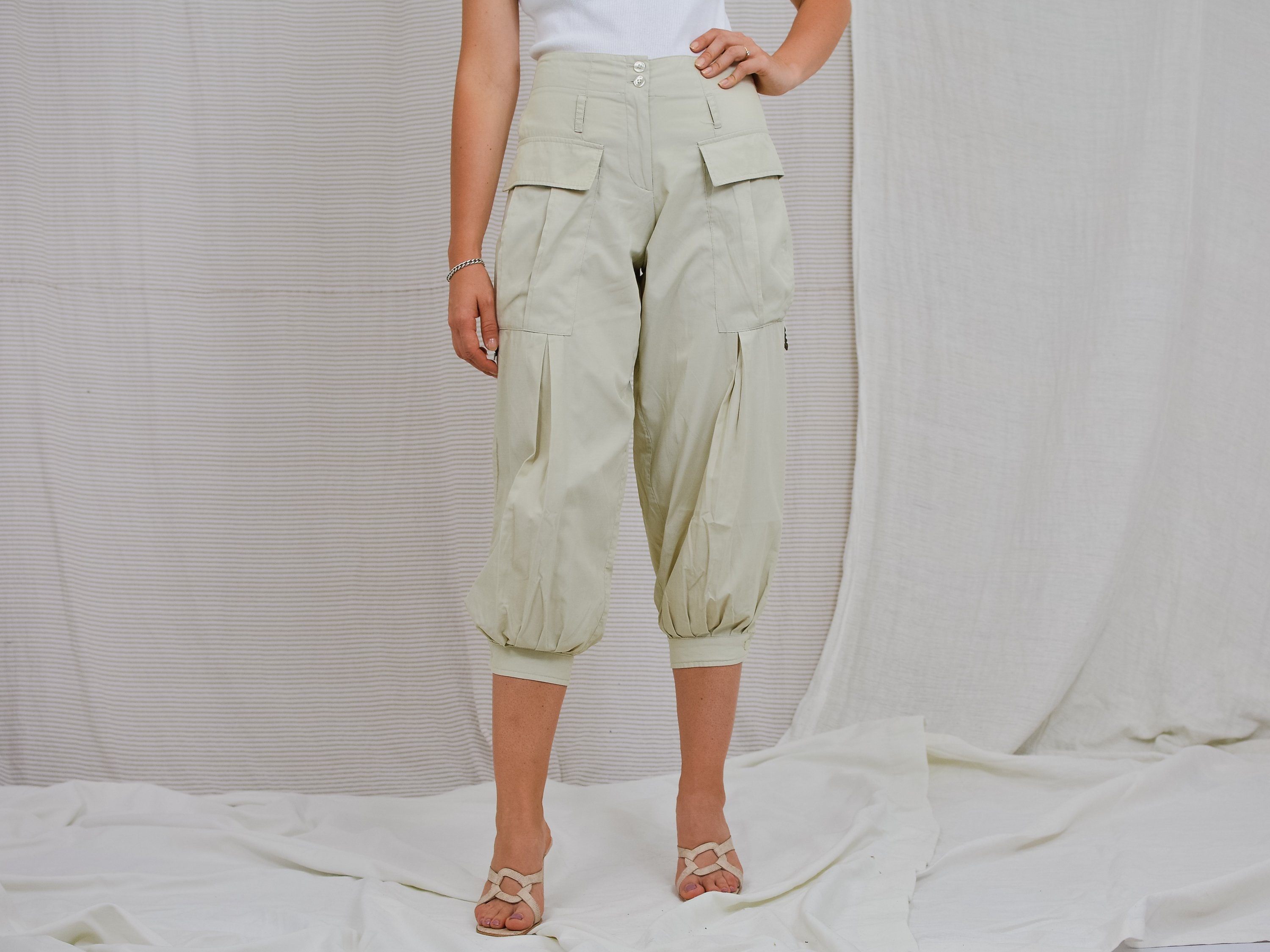 cargo trousers high waisted