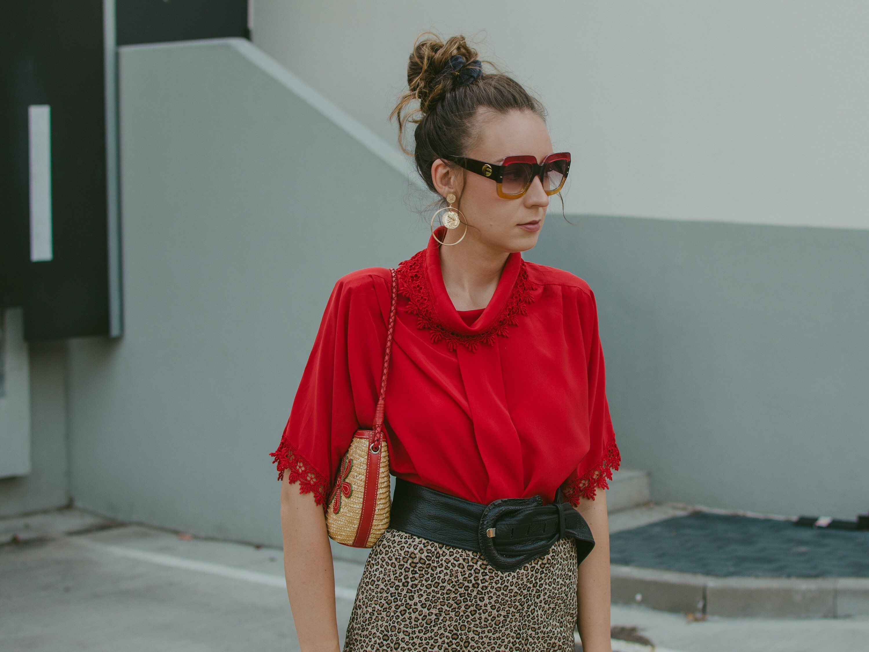 80's blouses style