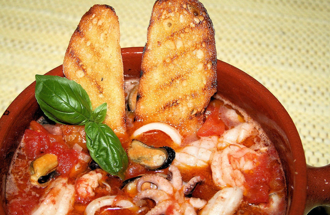Italian Seafood Stew, Printable PDF Italian Recipe With Photo, Instant ...