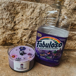 Fabuloso candle ||Soy candle//REUSABLE VESSEL
