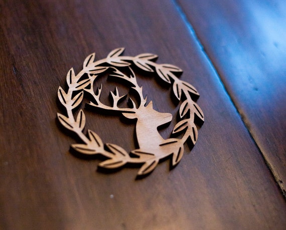 Deer Wreath Digital Download File Comes with SVG Jpeg and | Etsy