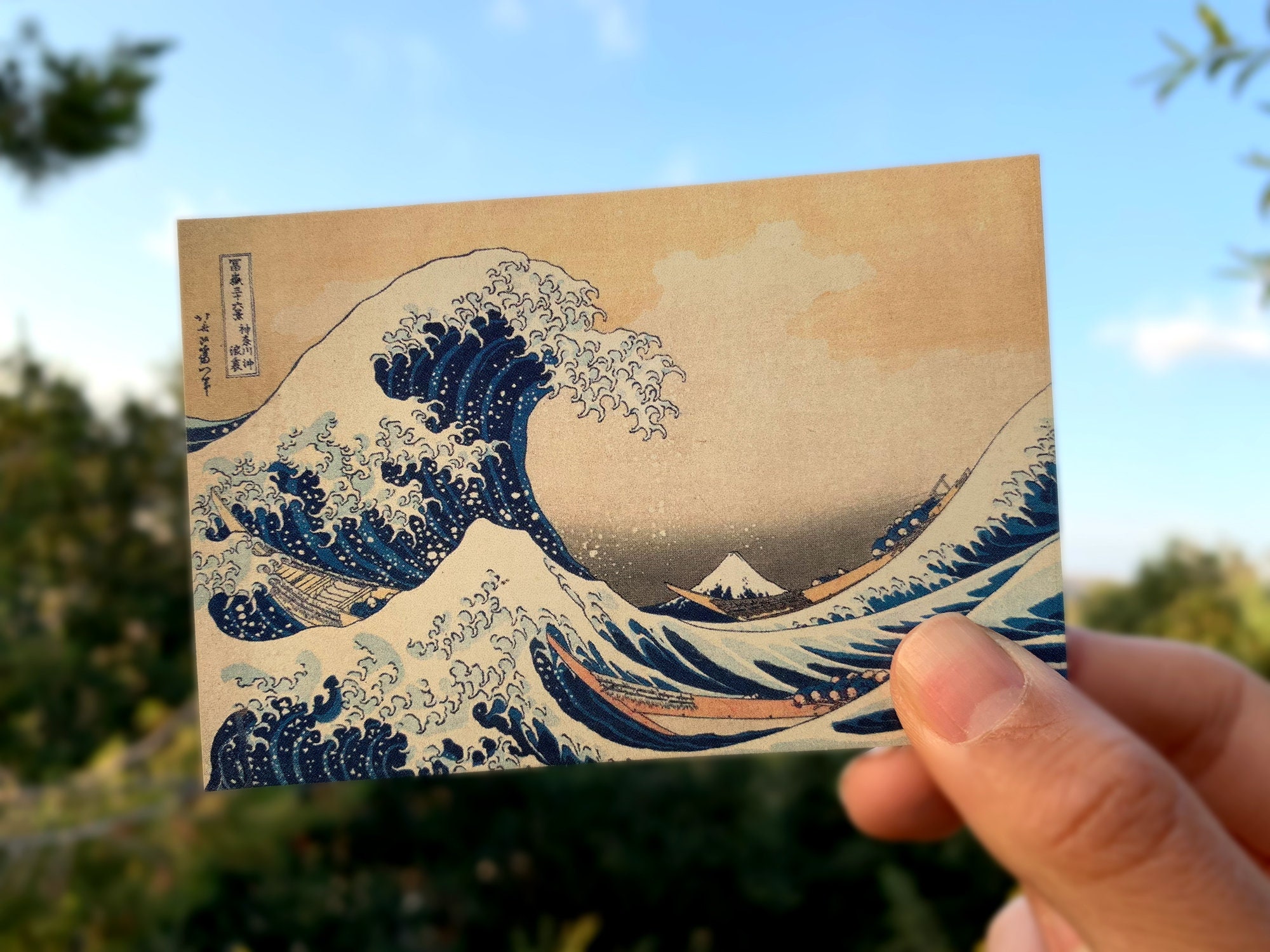 The Great Wave off Kanagawa by Hokusai 2.75" X 4" UV Coated Gloss Sticker -  Etsy