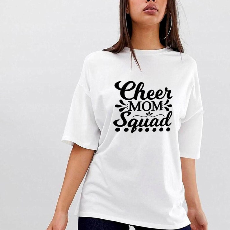 Download Cheer Mom Squad Cool T-shirt Quotes SVG DXF Eps Png Cut | Etsy