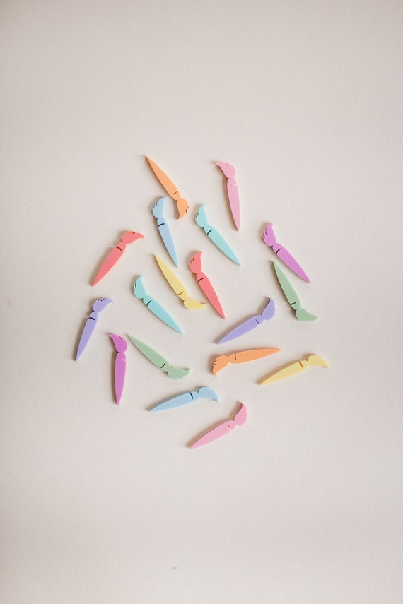 100 Stück Einschulung Konfetti Bunt – Tischdeko Für Schulanfang, Mit 5 Motiven (Bleistift, ABC, Zahlen, Etc.), Für Jungen & Mädchen, Party-Dekoration