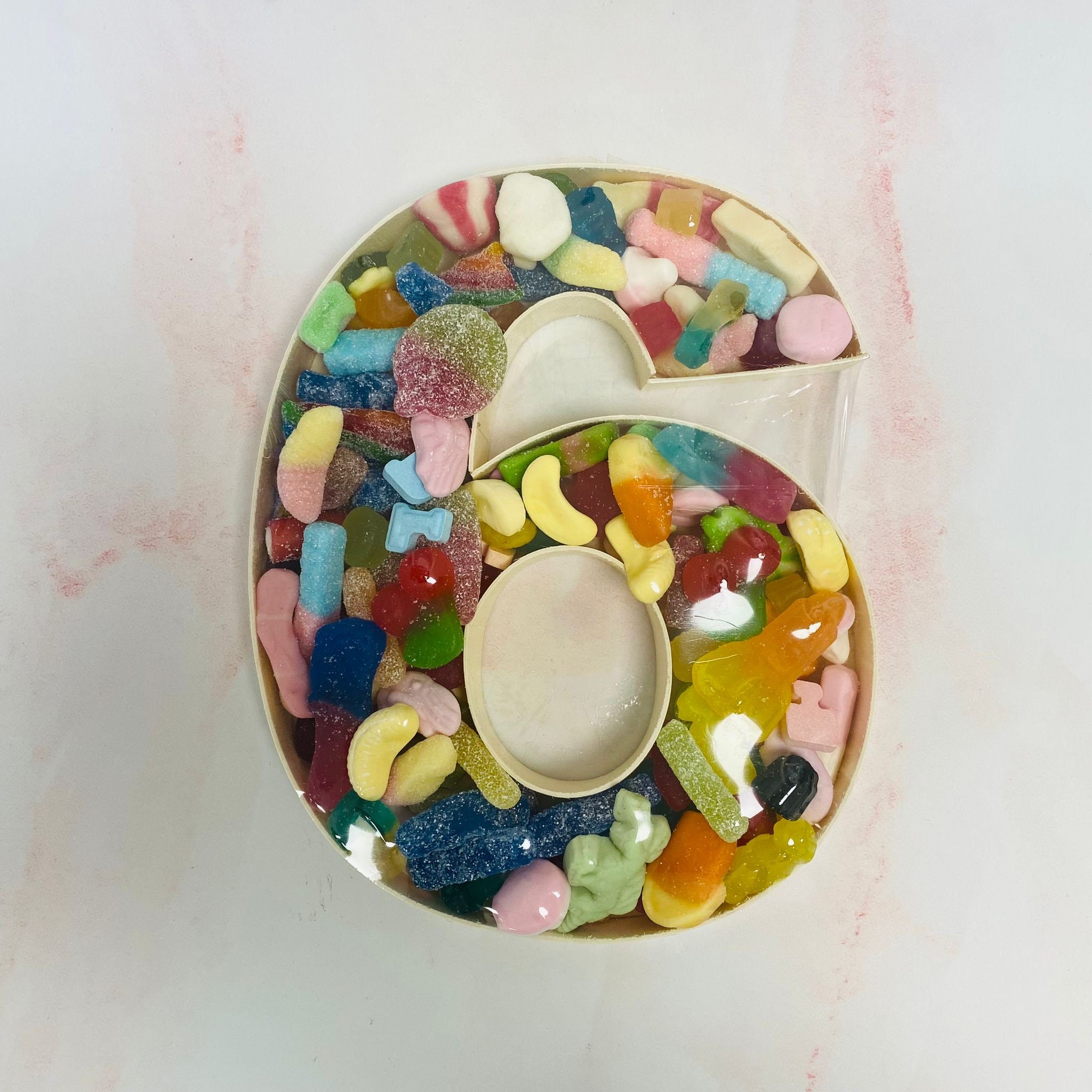 Sweet Filled Number, Plywood Birthday Sweets, Halal Vegan Pick N Mix ...