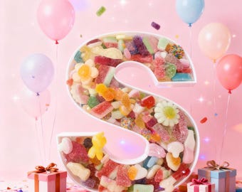 Sweet Filled Letter, Pick and Mix Candy, Birthday Gift