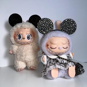 Rhinestone Labubu Mickey Ears | Labubu accessories | Disney ears | Labubu Mickey Ears (Labubu NOT included)
