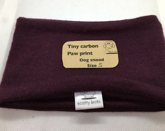Upcycled S wool dog snood | zero waste dog snood | dog parents gift | Pet stocking filler