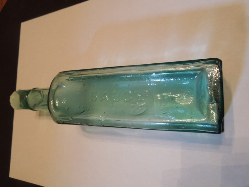 Antique Daddy's Favorite Sauce Sheartop Bottle Etsy