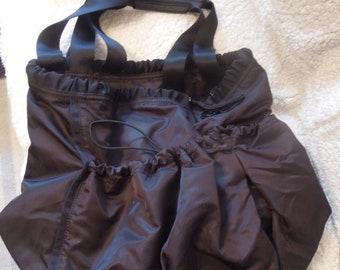 Vintage lululemon Athletica Gym / Workout Nylon Black Bag.