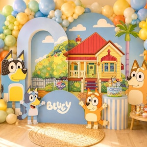 BLUEY set de decoración para fiesta!!