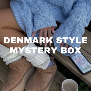 Copenhagen, Scandinavian, Stockholm, Sweden, Chunky Sweater, Stripes, Basics, Vintage Mystery Style Bundle/Box!!