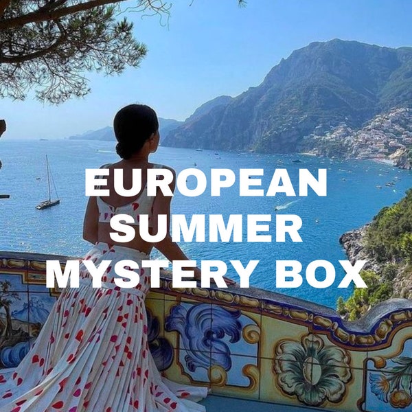 European Summer Vintage Mystery Style Bundle/Box!! (Italy, Spain, France, Greece, Mamma Mia...etc) Linen, Summertime