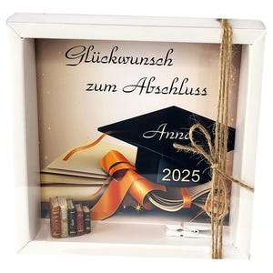 Geldgeschenk Verpackung Abitur Schulabschluss Bachelor bestandene Prüfung Gutschein
