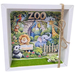 Geldgeschenk Verpackung Zoo Besuch personalisiert Gutschein Tierpark Geschenk Geburtstag
