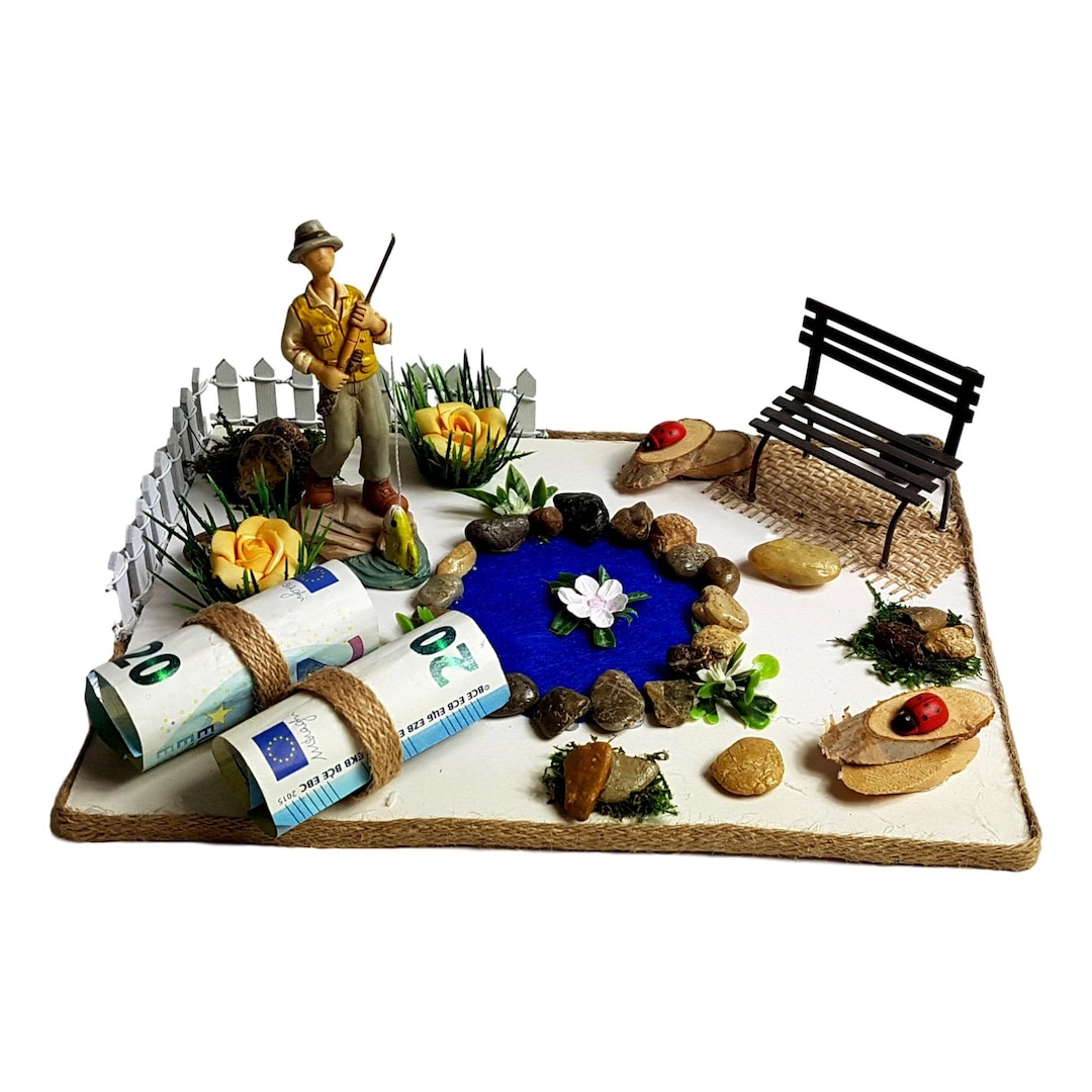 Geldgeschenk Verpackung Angler Geburtstag Mann Angeln Vatertag Etsy.de
