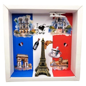 Geldgeschenk Verpackung Frankreich Paris Urlaub Reise Eiffelturm Olympia