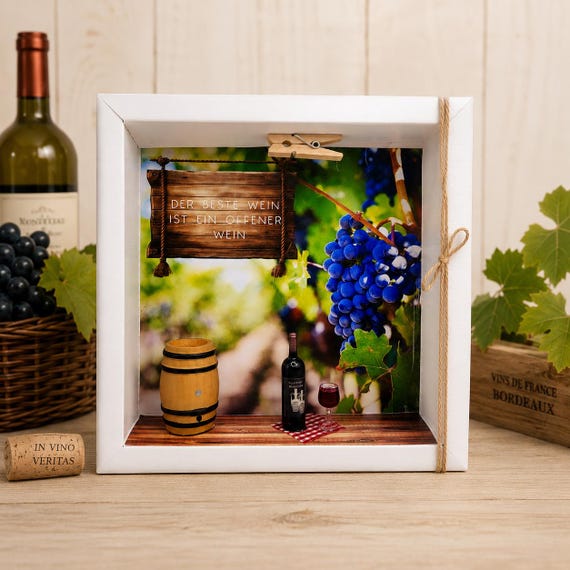 Geldgeschenk Verpackung Weingutschein Wein Weinprobe Geschenk Geburtstag