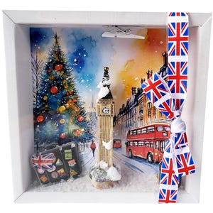 Geldgeschenk Verpackung London Städtetrip im Winter Weihnachten Klassenfahrt