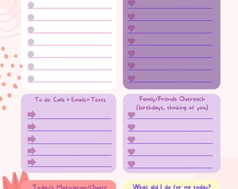 Daily Task List - Work Life Balance