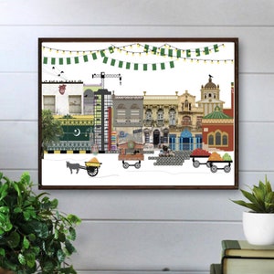 LIMITED EDITION! - Karachi, Pakistan Illustrated/Photographic Travel Poster - 2