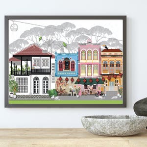 LIMITED EDITION! - Singapore, Illustrated/Photographic Travel Poster