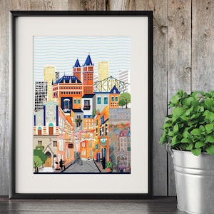 LIMITED EDITION! - Quebec City, Canada Illustrated/Photographic Travel Poster