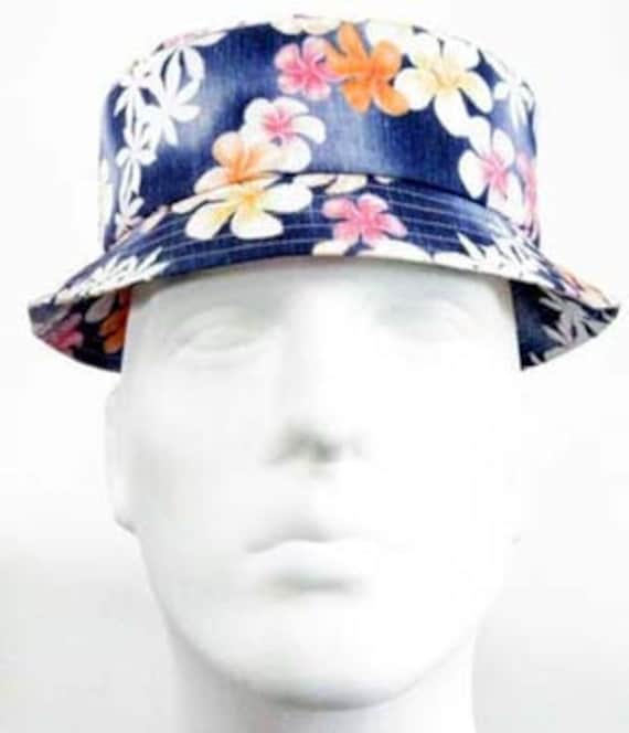 hawaiian print sun hat