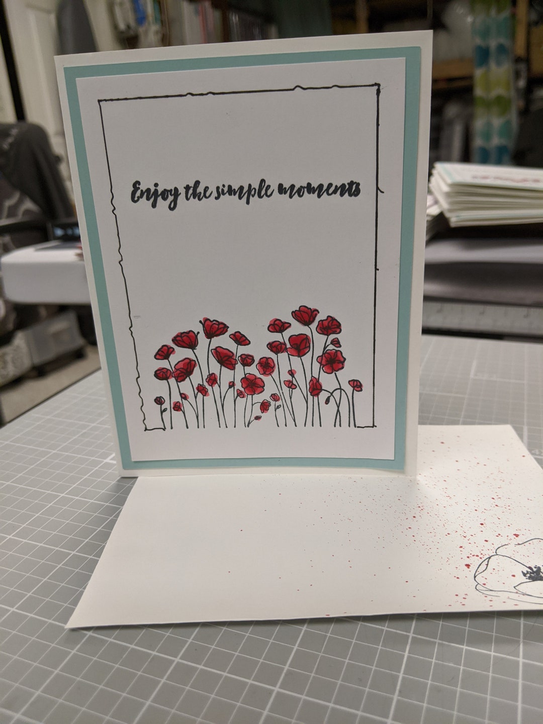 Thank You Card Set of 6, Greeting Card, Birthday, Note Card, Stampin ...