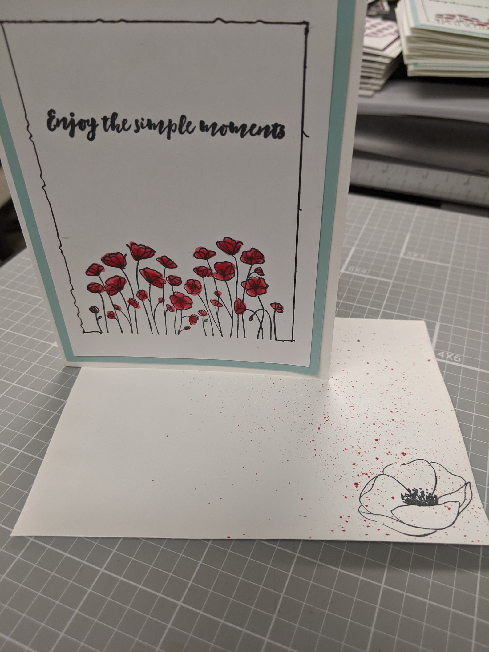 Thank You Card Set of 6, Greeting Card, Birthday, Note Card, Stampin ...