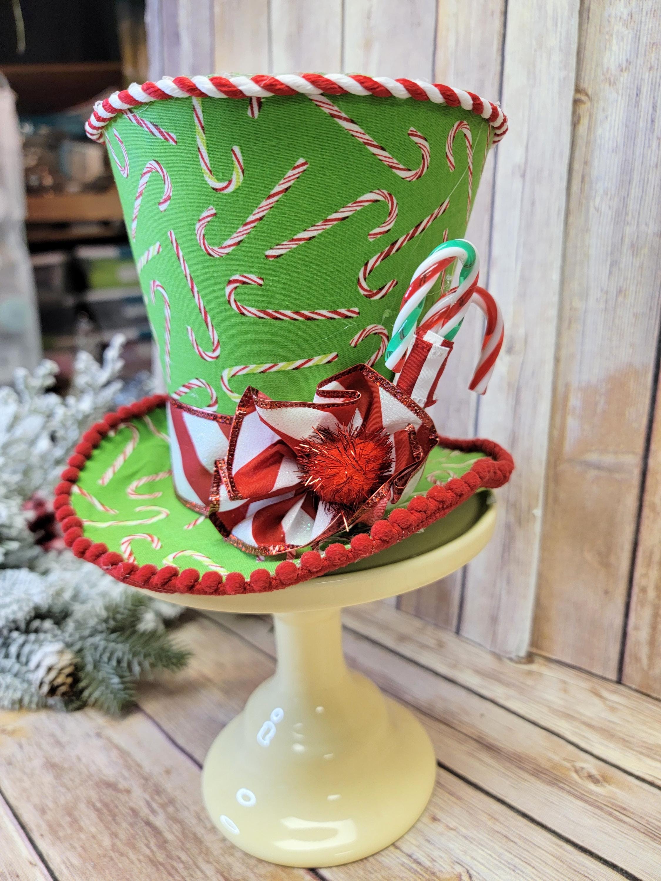 Candy Cane Top Hat