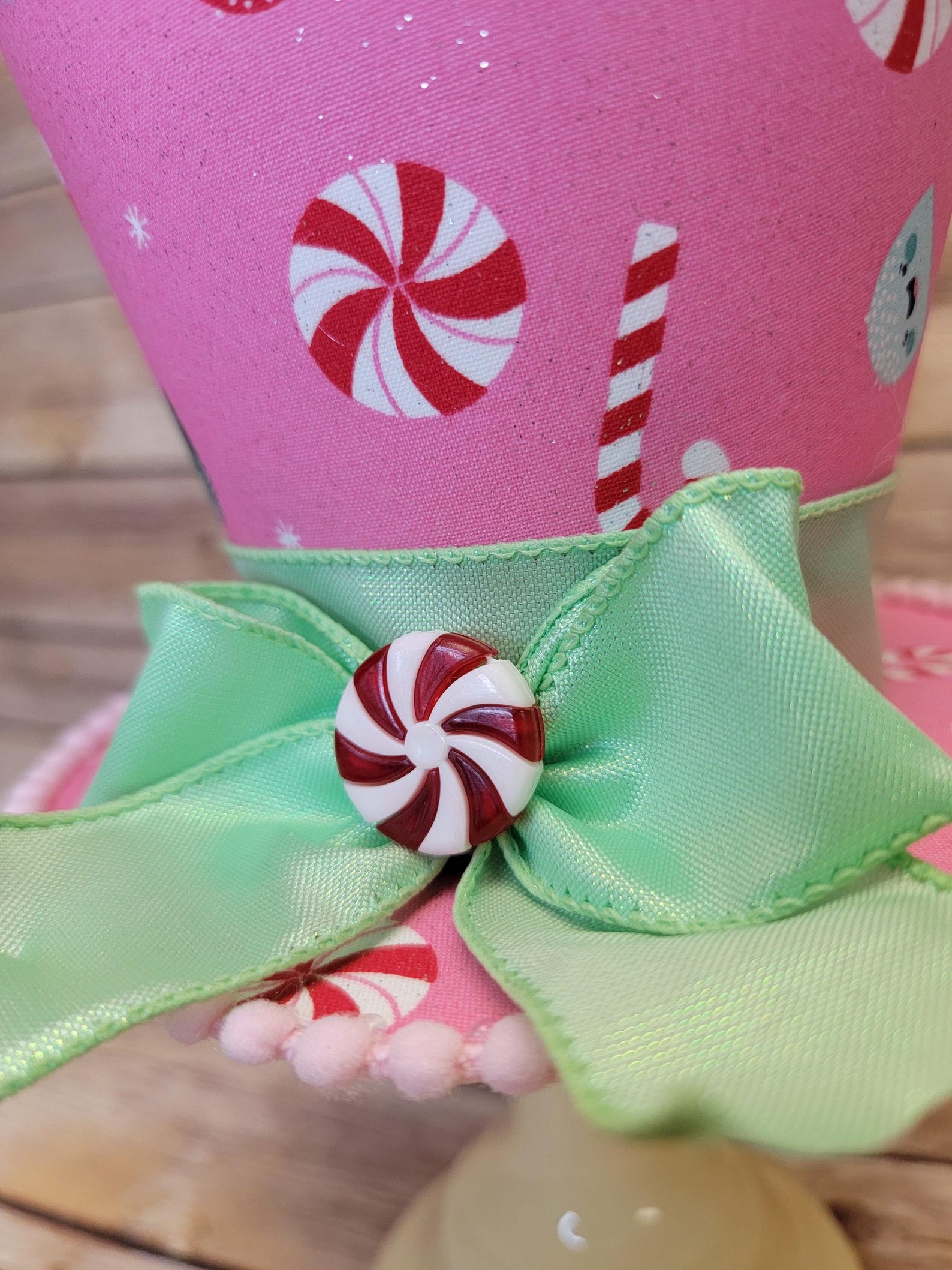 Top Hat in Pink for Christmas Candy Land