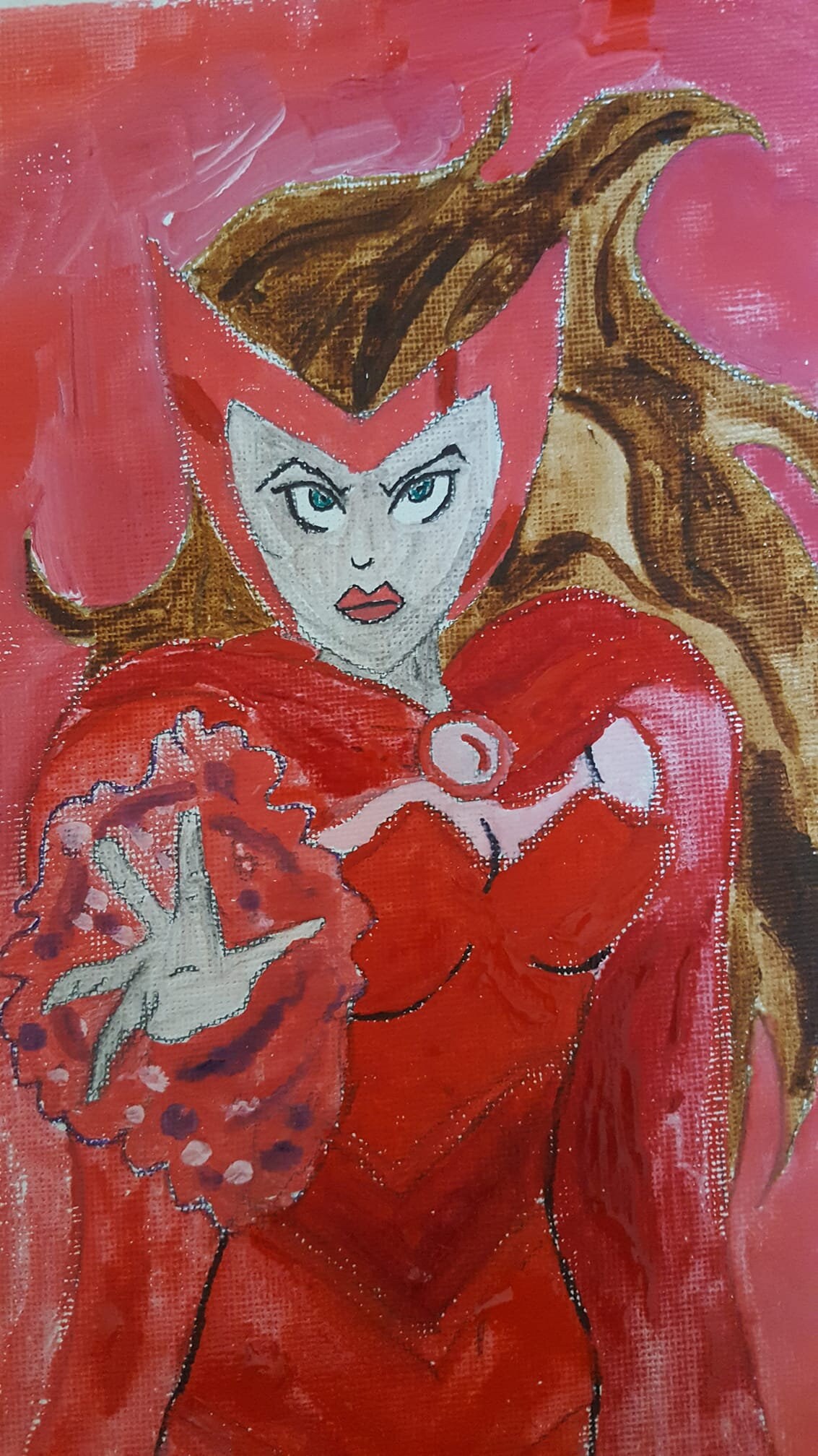 Scarlet Witch Print | Etsy