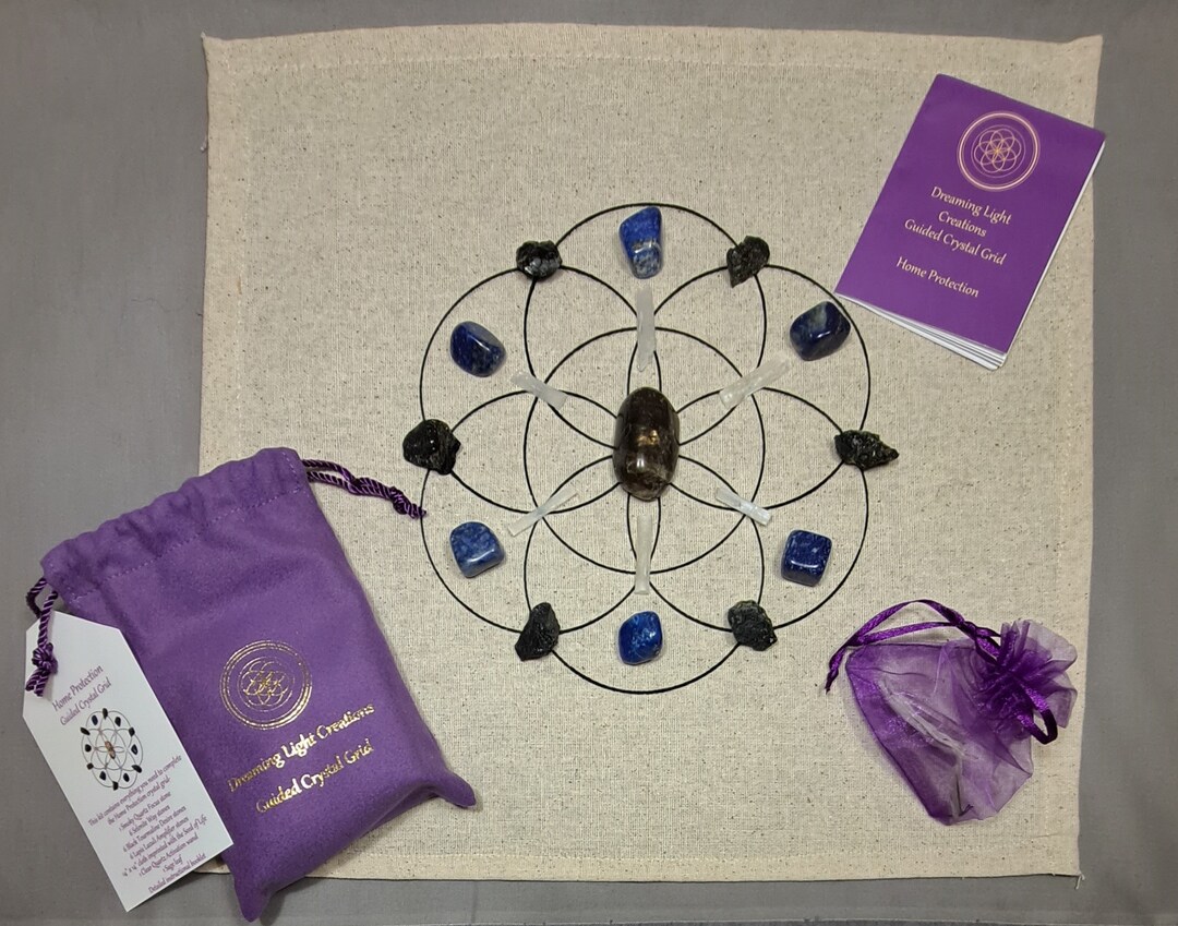 Home Protection - Traditional Crystal Grid - Etsy