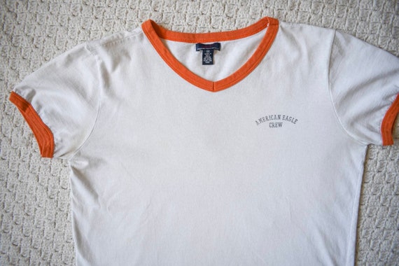 vintage rowing cropped ringer tee | vintage Ameri… - image 5