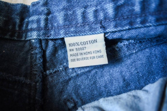 vintage Bill Blass dark wash jeans | 80s pleated … - image 7